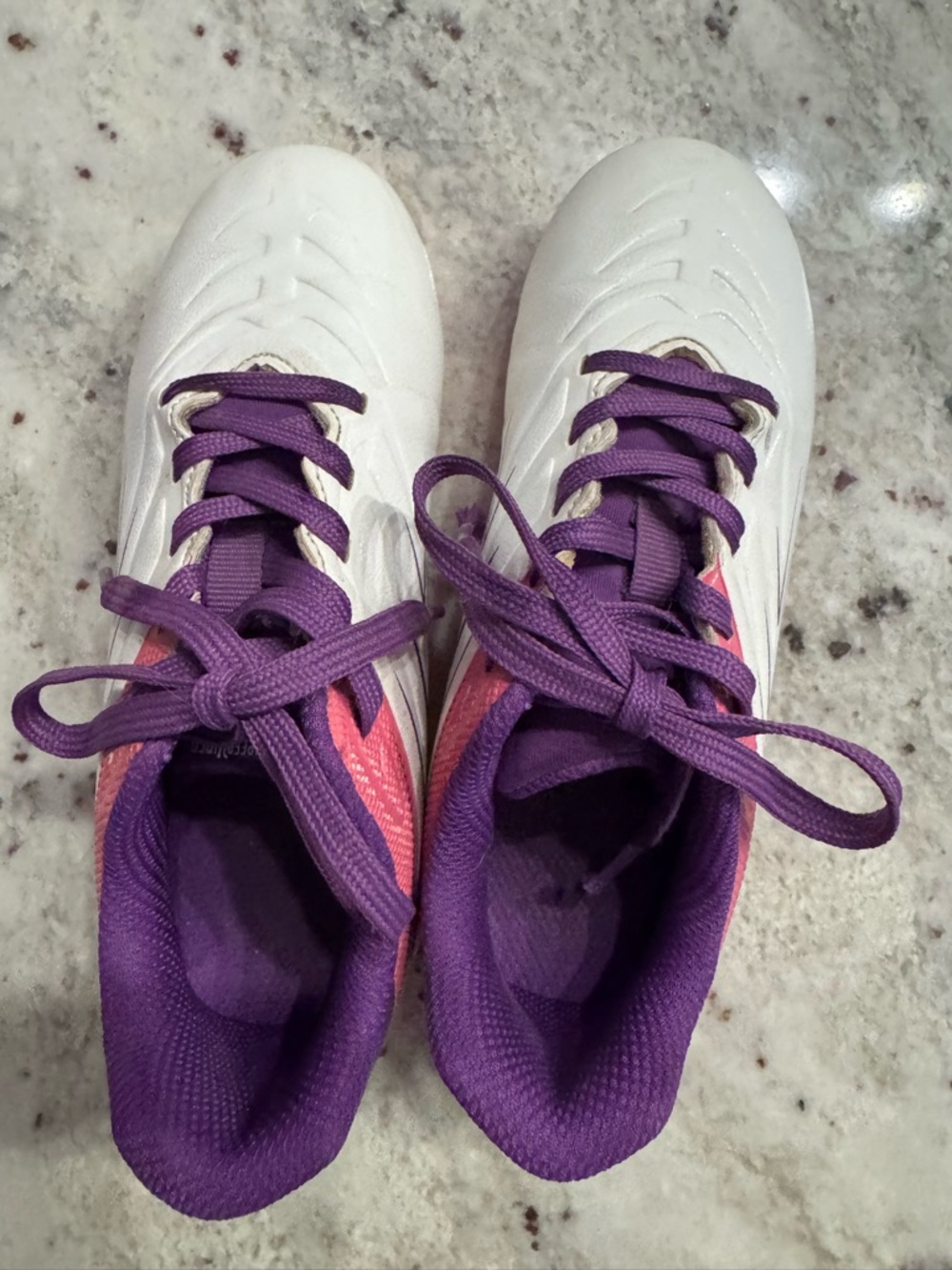 DSG Kids White Purple Pink Athletic Shoes